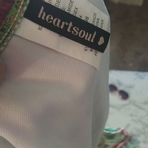 Tie dye  bikini with string sides and bead accent - Picture 9 of 12